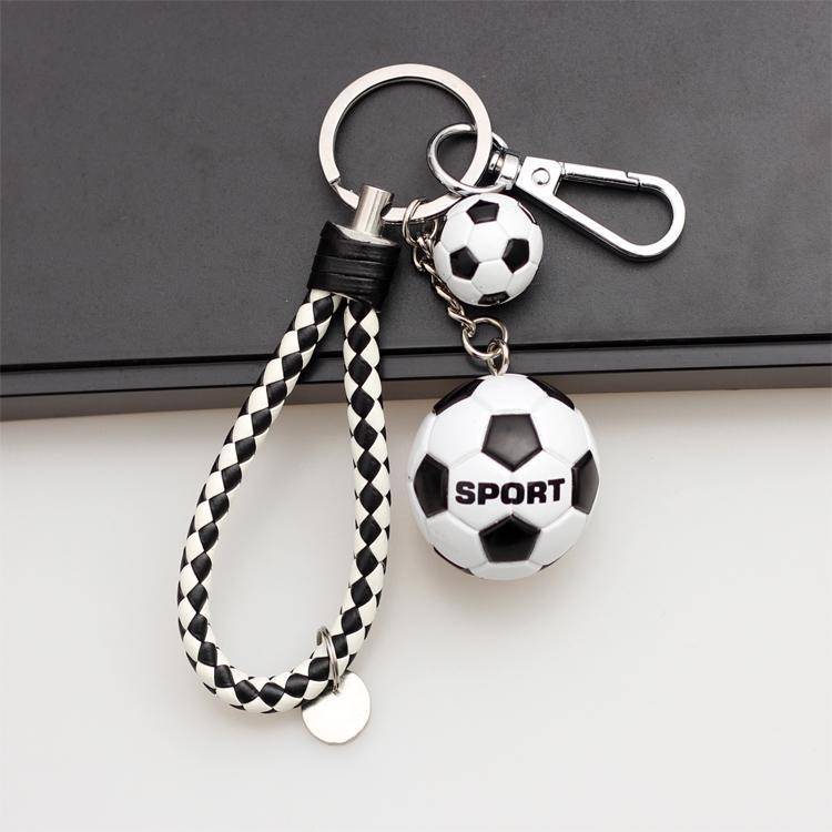 Sports creative small gift basketball keychain football rugby volleyball competition event supplies