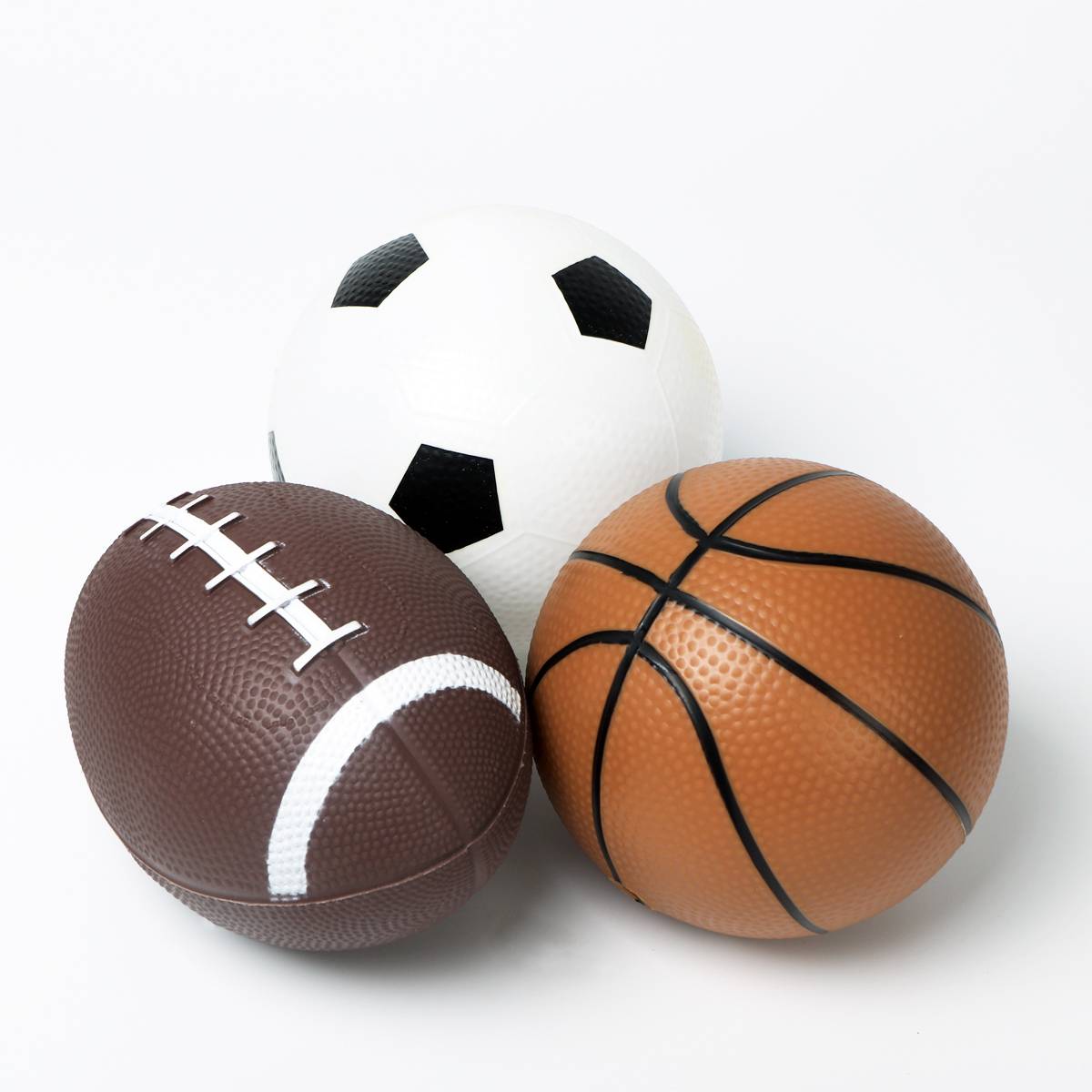 5 -inch football basketball rugby 3 -piece set