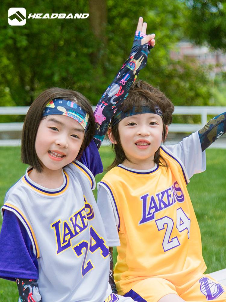 Children's hair strap sports headband sweat -absorbing band -stop sweat -proof bands summer boys, girls street dance boys basketball running clock