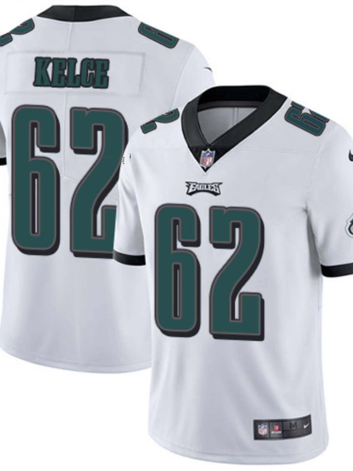 NFL rugby uniform Eagles Philadelphia Eagle Team No. 62 No. 1 HURTS Legend 2 generation embroidered jersey T -shirt