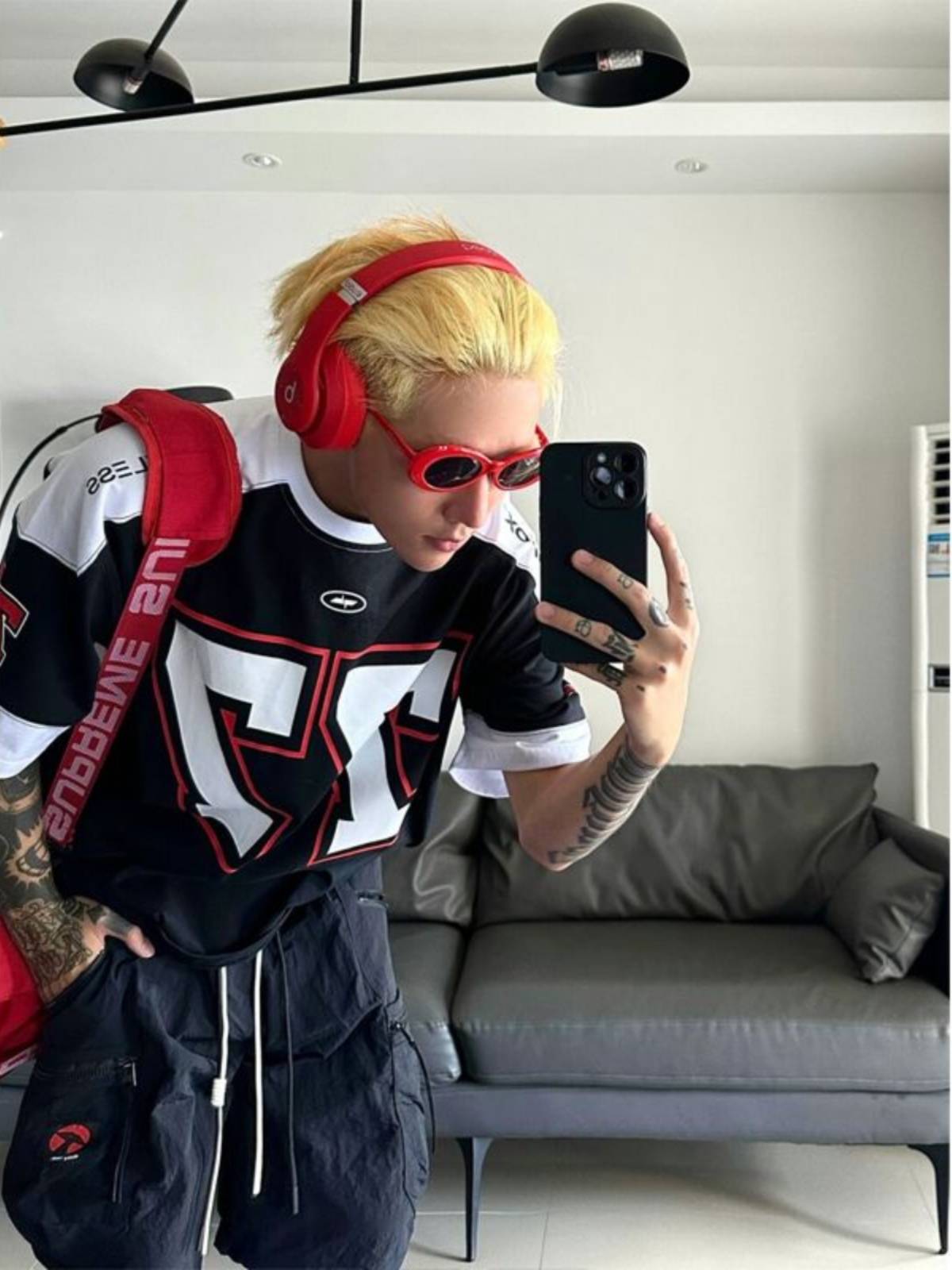 Extra 300 pounds of US -style heavy short -sleeved men's baseball ice clothes summer European and American tide brand football half -sleeved T -shirt