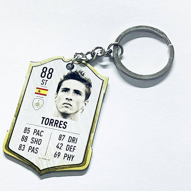 Football Acrylic keychain (Torres 88)