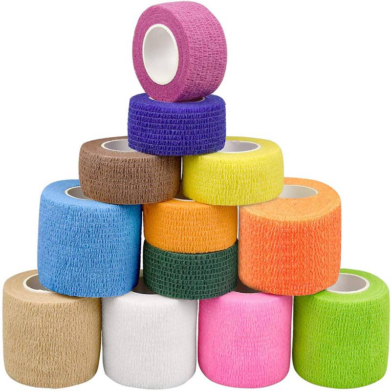 Self -stick bandage volleyball basketball finger finger football wrist protection, ankle scar, knee thigh, pressurize self -stick elastic bandage