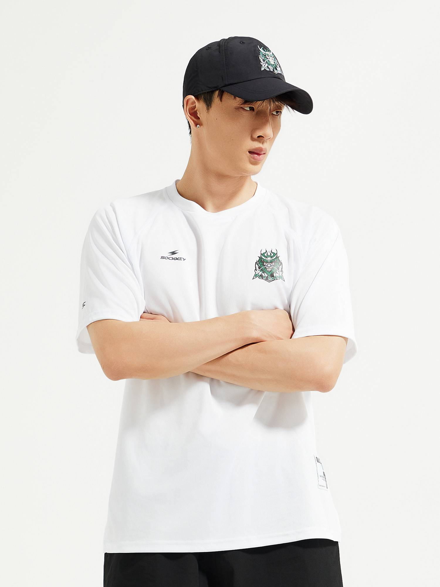 SockKey Kirin Rugby Team LOGO Printing Name Sports Sports Speed Short -sleeved T -shirt Cool Tee