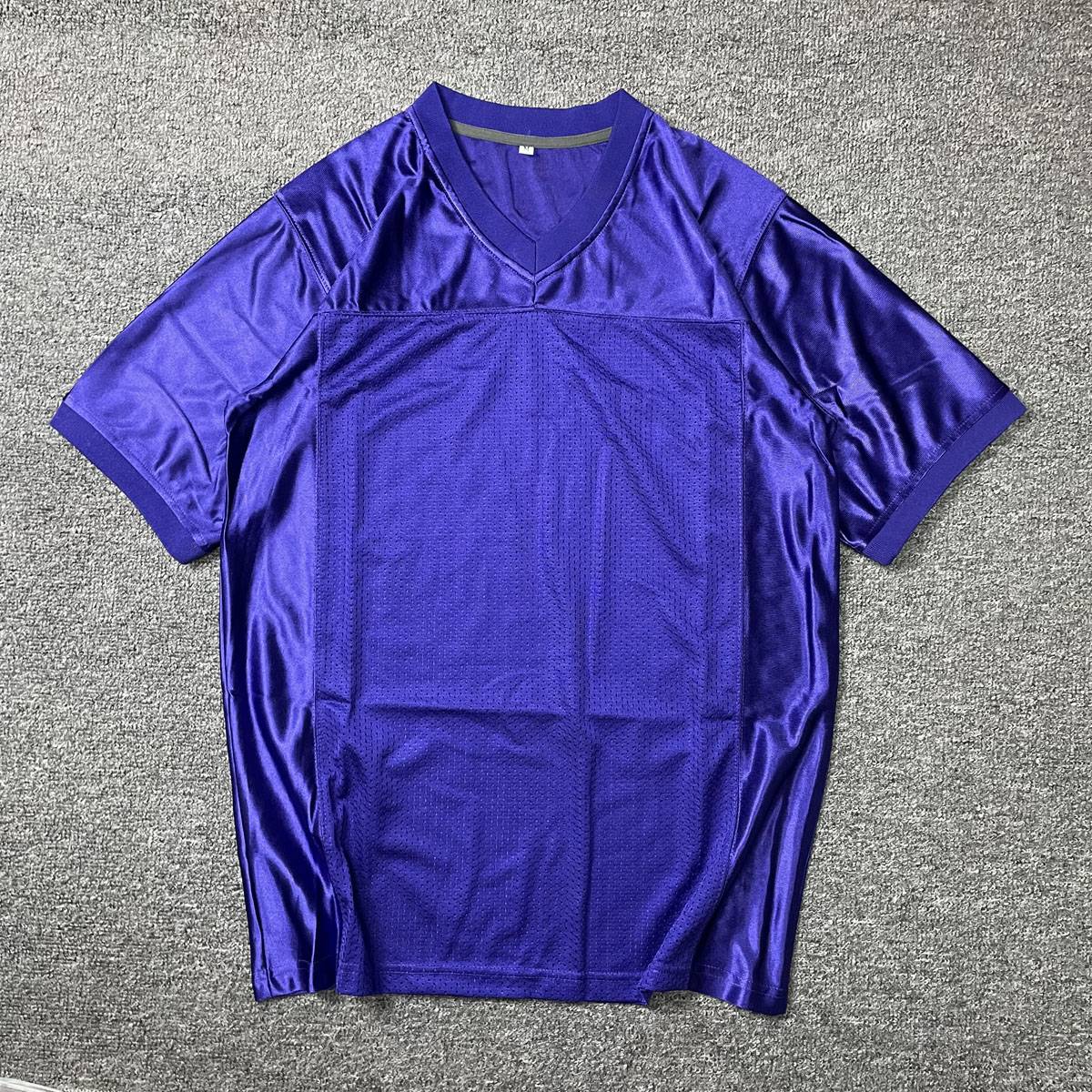 American large -size short -sleeved olive jersey men's and women's blank version of the silk sliding network eye speed dry group built sports hip hip hiphop