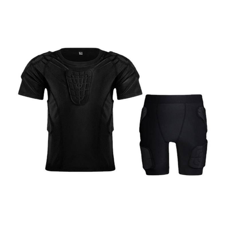 Children's goalkeeper shirt and shoulder -to -shoulder football anti -collision protection gear juvenile sports basketball training pants football protection