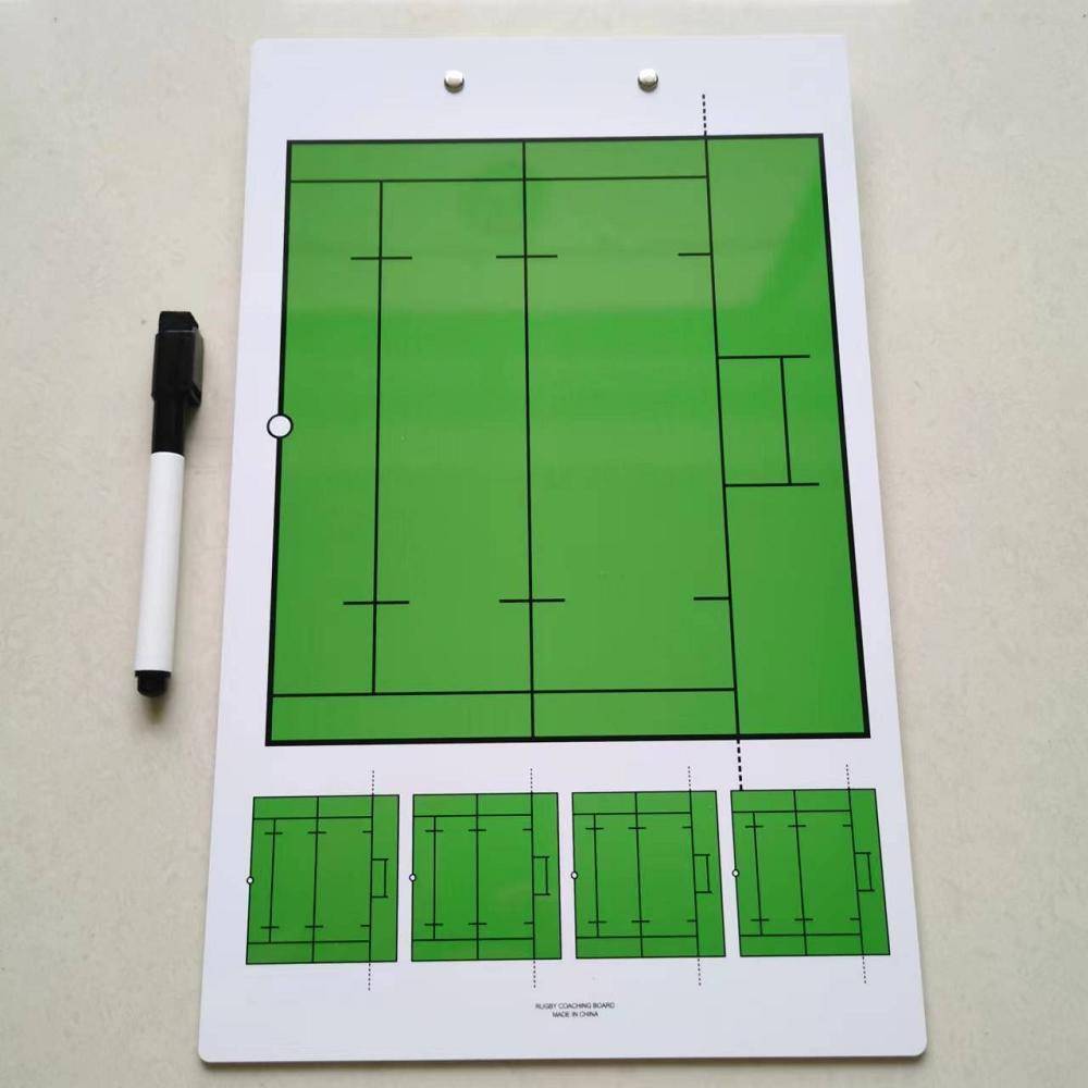British rugby tactical board two coach referee competition training can be wiped with water with water