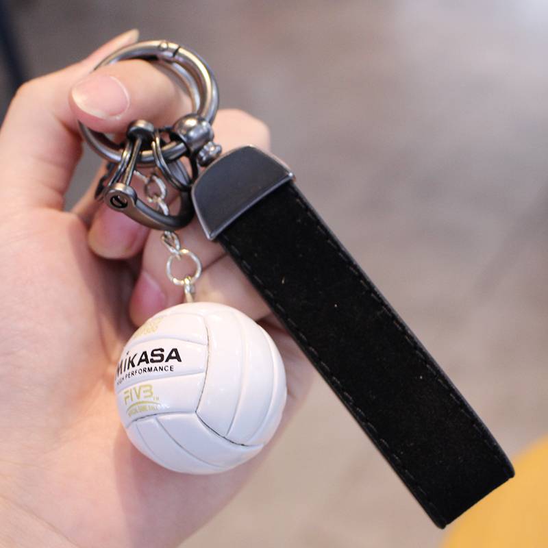 New volleyball keychain Creative Movement is Chinese female male and male Mikasa vailing obscene souvenir contest gift