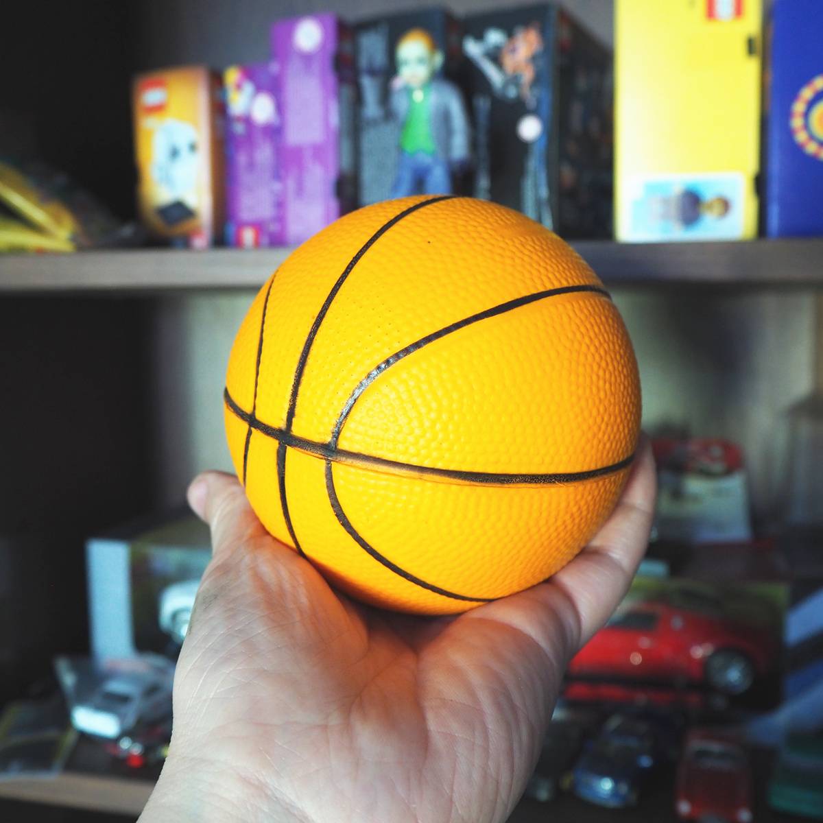 Exit North American Goods Basketball Solid Basketball Decompression Toys Volume Toys Basketball Rugby