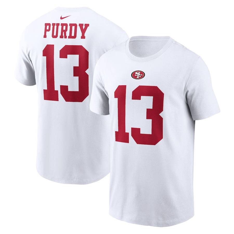 San Francisco 49 NFL Short Sleeve No. 97 BOSA25 Mitchell13 Purdy Rugby T -shirt