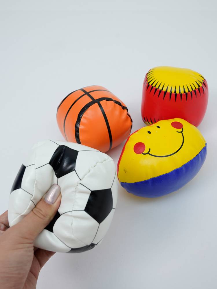 Sponge toy ball rugby kindergarten throw ball children's leather ball sandbags throw game soft ball football baseball