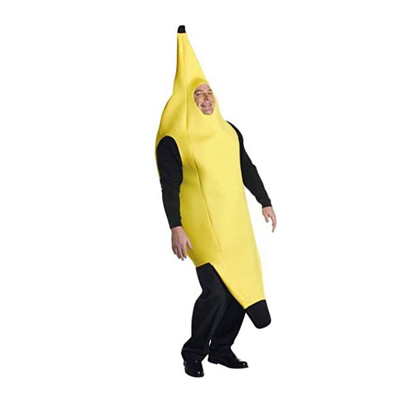 Big Banana clothes COS performance clothing fruit clothing performance funny animation service children adult parent -child funny clothes