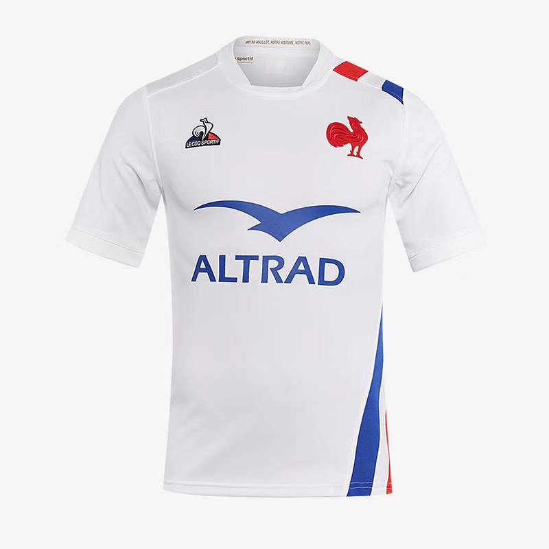 France Home Rugby Jersey 2021/22 French home T -shirt rugby blue clothes