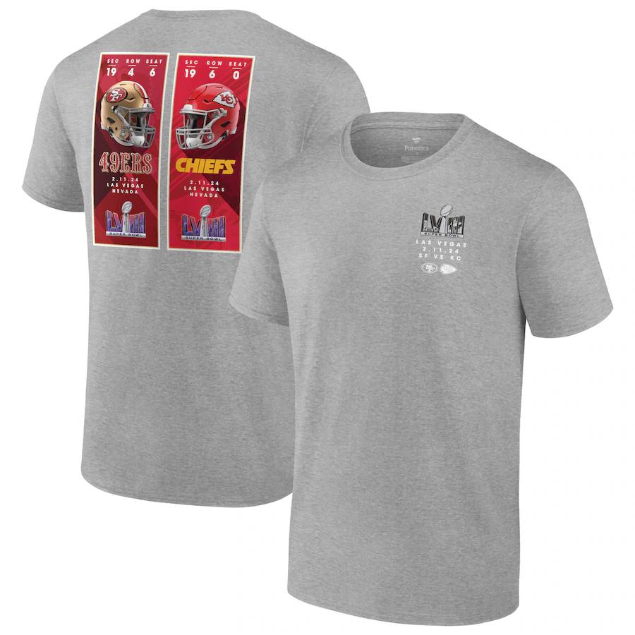 U.S. Rugby Alliance Chiefs Kansas City Emirates Team Super Bowl Cotton Short -sleeved T -shirt