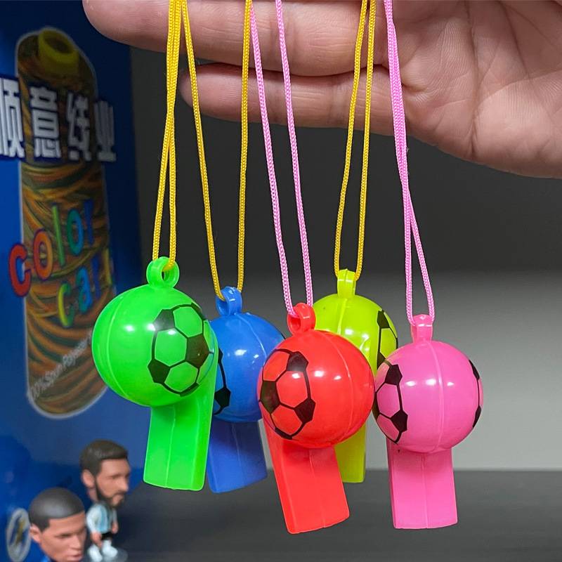 European Cup Football Pass Smile Smile Whistle Referee Children's Gift Fans School Games