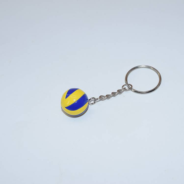 2cm blue and yellow volleyball (no word))