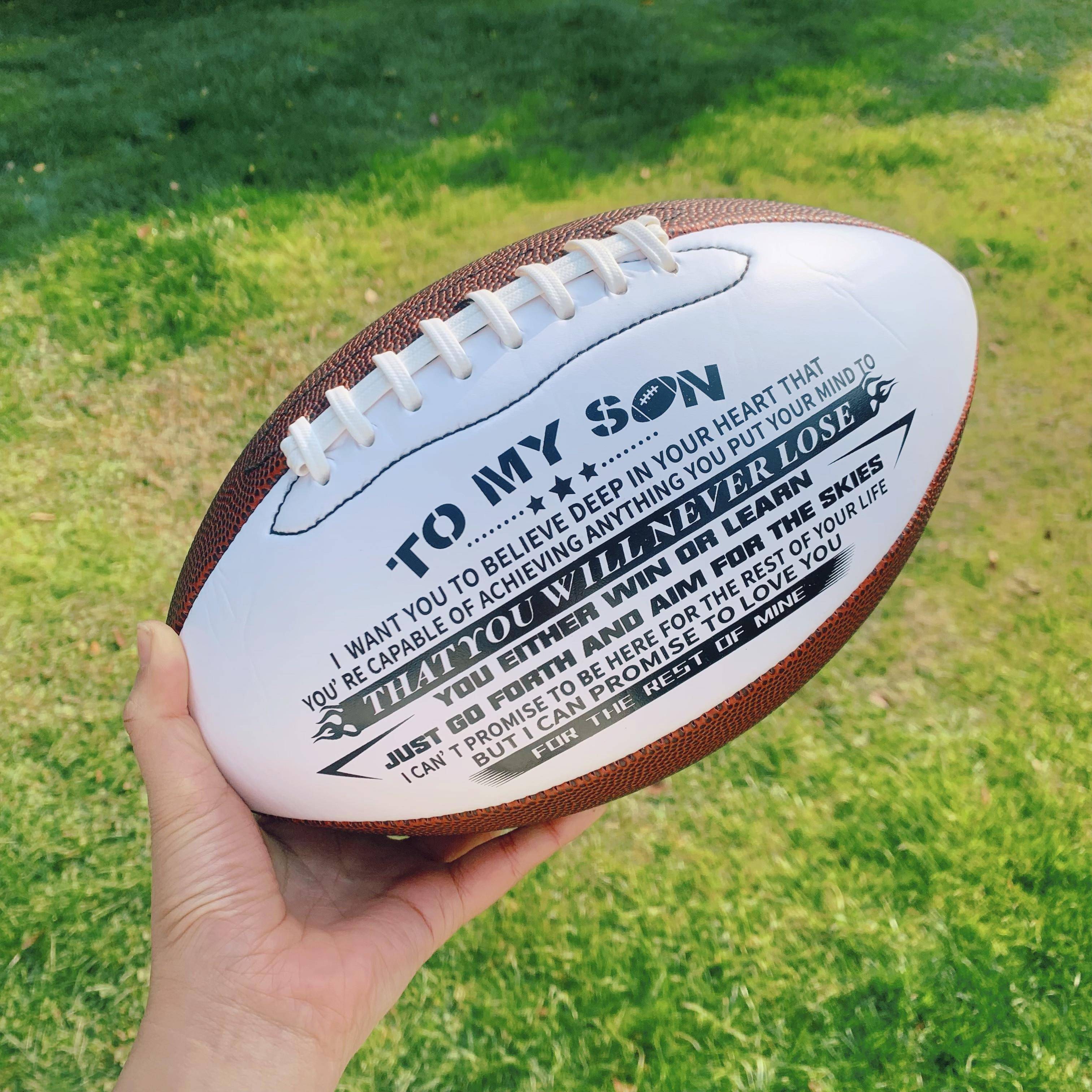 No. 9 White Brown Send Son Wishes