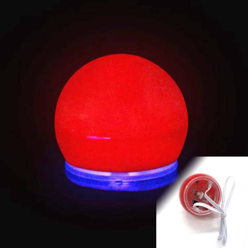Glowing red nose