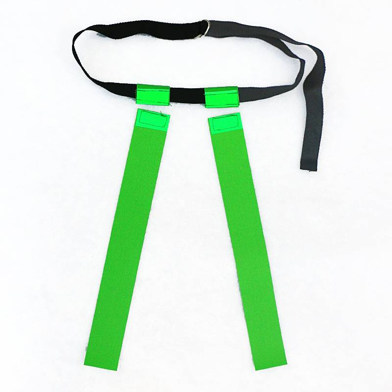 Green and Black Magic Patching Waist Banner
