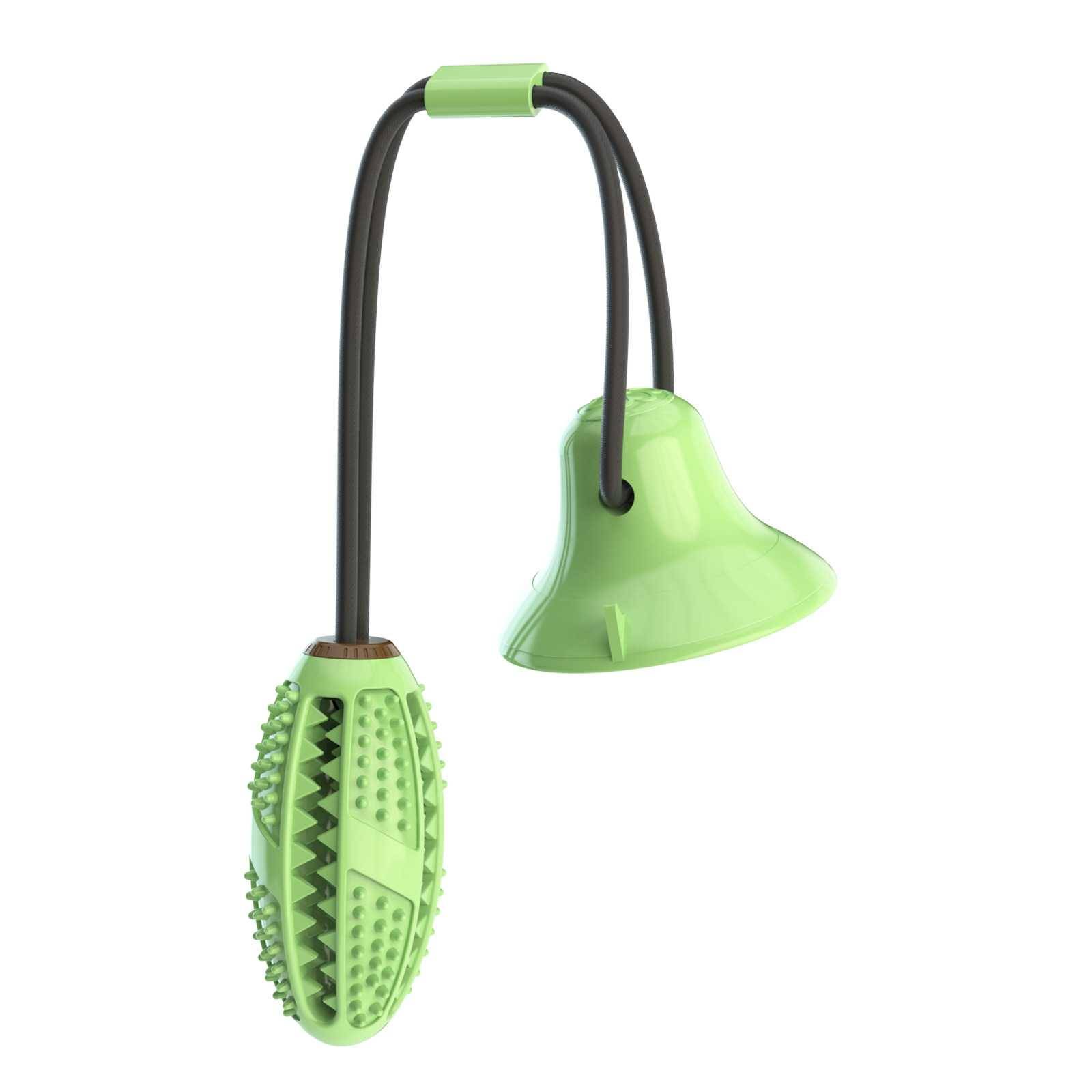 Pet dog supplies Xunxin puppy suction cup toys grinding teeth leaky food and bite rubber rugby 2024 new