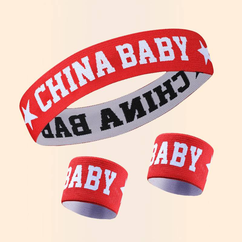 Children's wrist Holdings Student Sports Running Basketball Basketball Jugglery Street Dance Training Performance Hip Hop Head Scarf hairband