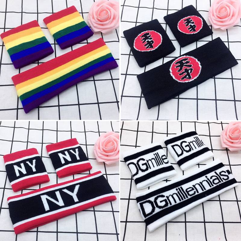 Wiring Hands Children's Men's Sports Running Basketball Basketball Jugglery Street Dance Training Performance Hip Hop Head Scarf hair band