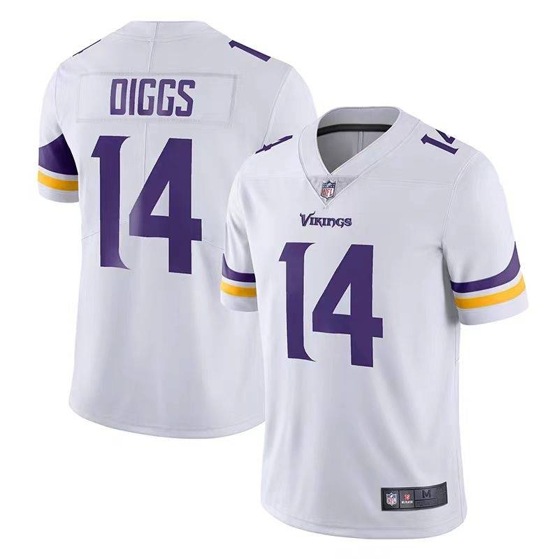 NFL rugby clothing Weijing people Minnesota vikings leisure sports training ball No. 14 DIGGS