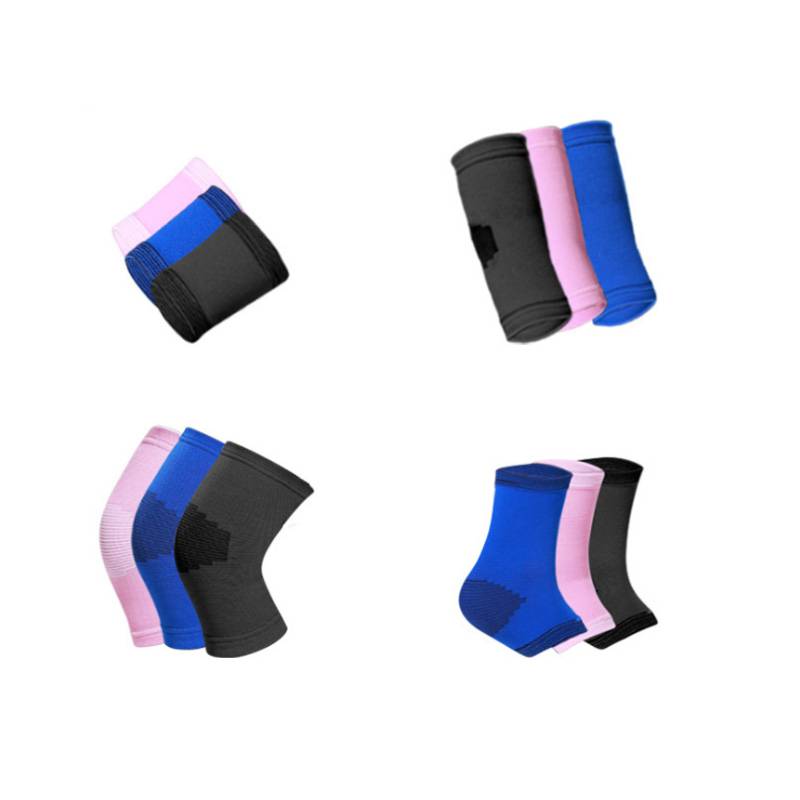 Children's knee nursing elbow wrist basketball football taekwondo children's anti -falling sports suit male and female children dancing knee pads