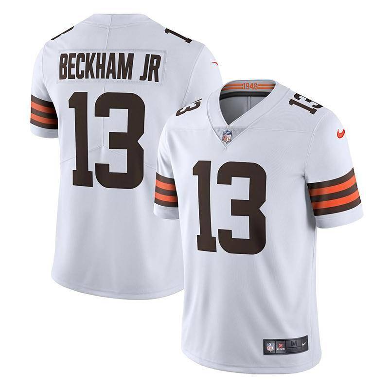 NFL American Rugby Union Browns Cleve Lang Brown Teckham Beckham Jersey