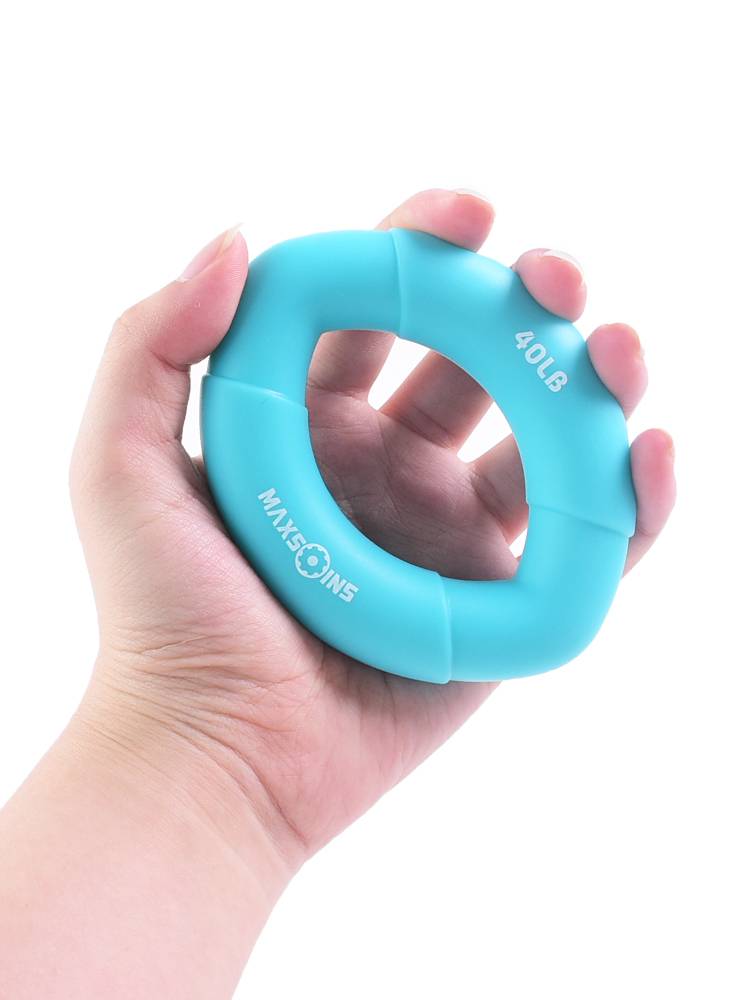 Olive silicone grip circle training finger force holding ball men and women in men and women in the middle of the elderly, the elderly holding force exercise replica