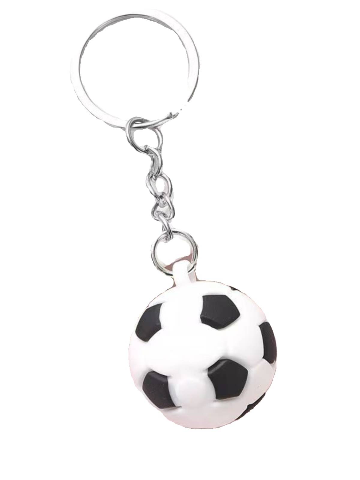 Creative Football Basketball Key Buckle Simulation Tennis Rugby Pendant Club Small Gift Student Prize Gift Gift
