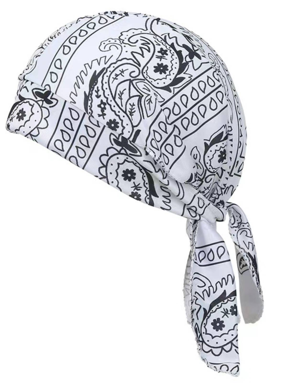 durag headscarf men and women hip -hop rap Halley hat sports breathable sweat -absorbing thin outdoor babe head hat head jewelry