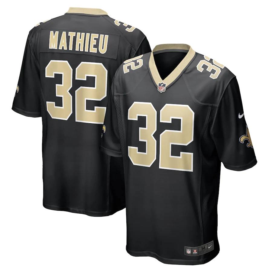 New Orleans Saints Rugby Uniform No. 32 Tyrann Mathieu jersey