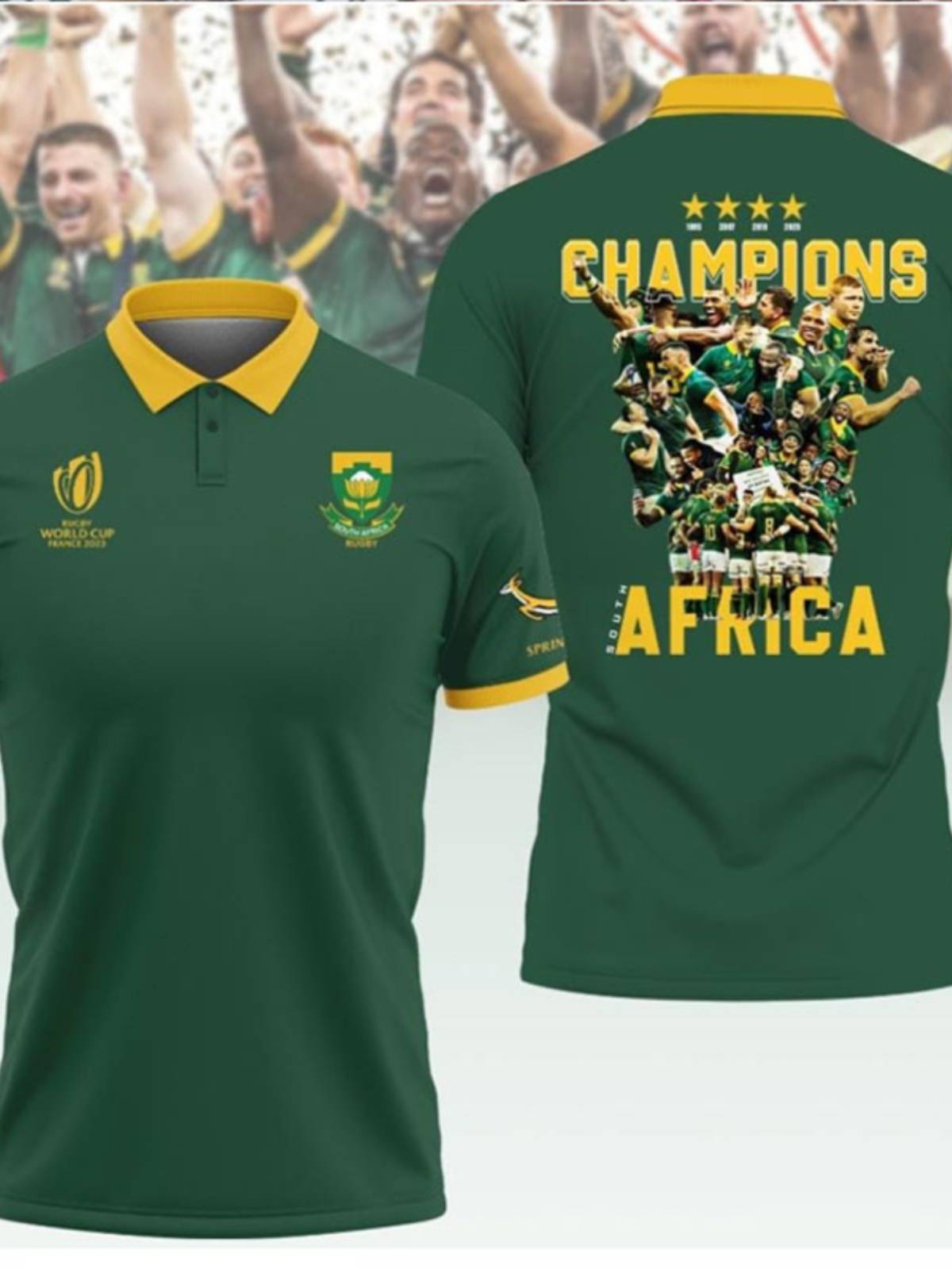 RWC 2023 South African rugby jersey South Africa WorldCup Rugby Jerse