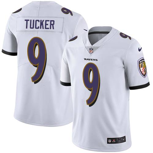 NFL Baldemo Crow Baltimore Ravens Rugby No. 9 Justin Tucker jersey