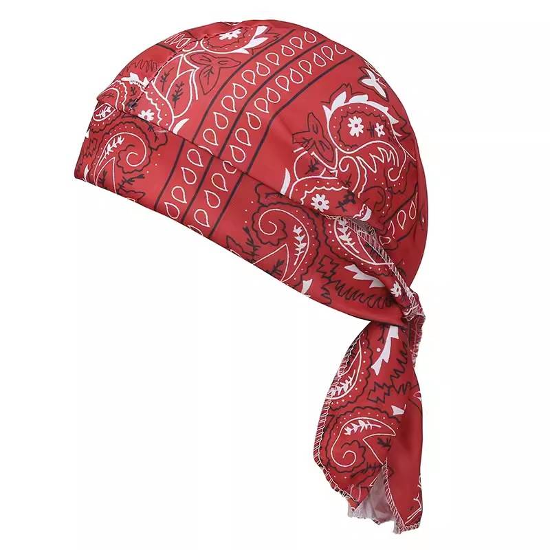 Pirate Head Scarf Male Harry Hat Sports Running Fitness Breath, Sweating, Thin, Riding Sunscreen Outdoor Bao Head Hat