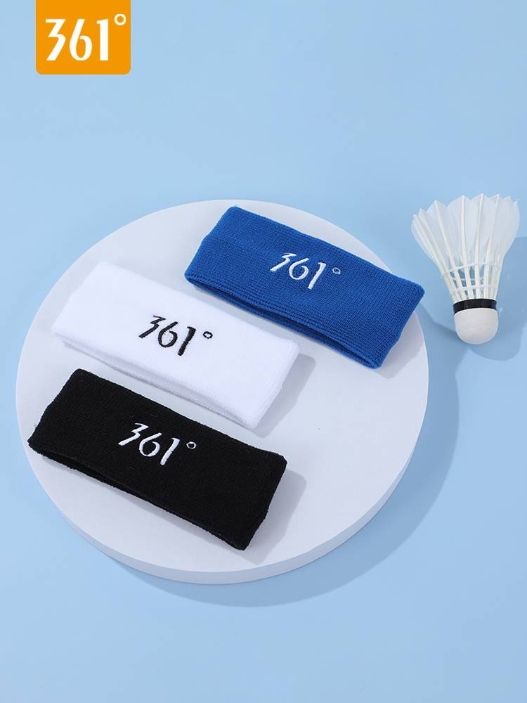 361 Sports hair band men's sweat -absorbing headband sweat and running head scarf anti -sweat wearing women's basketball fitness holes