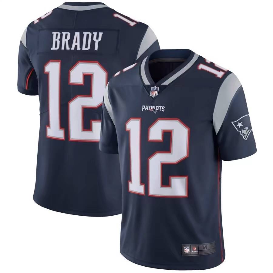 NFL Patriot Rugby Uniform T -shirt No. 12 bra