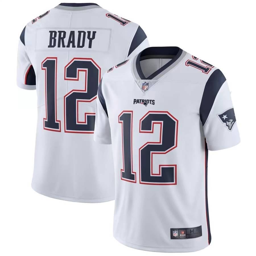 NFL Patriot Rugby Uniform T -shirt No. 12 bra