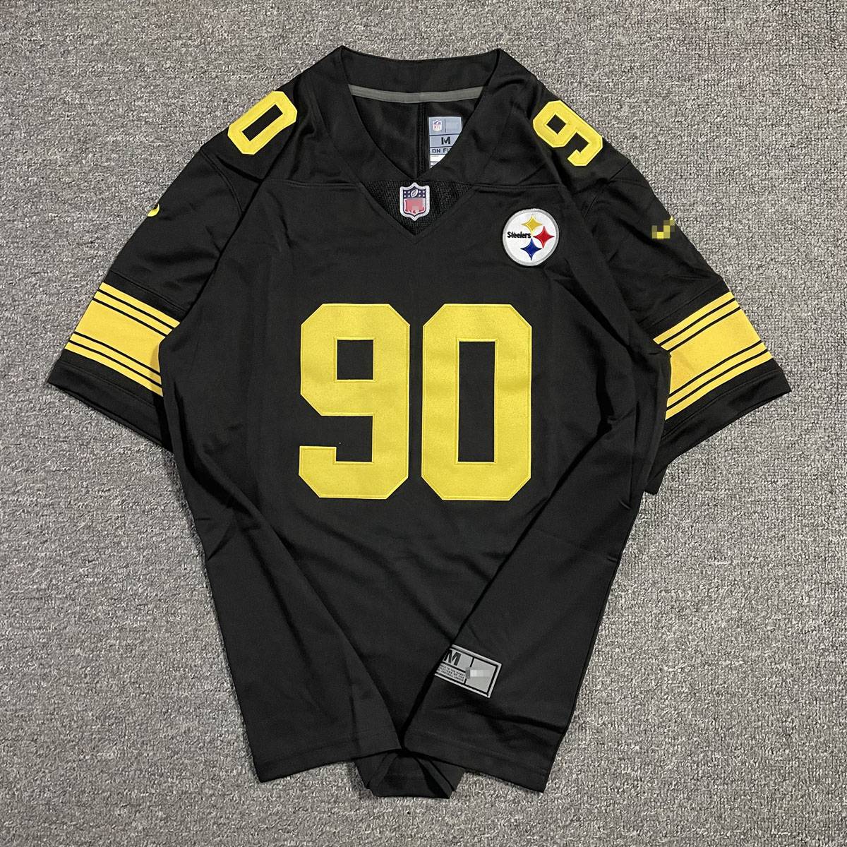 European and American large size hiphop jersey hip -hop hip -hop embroide