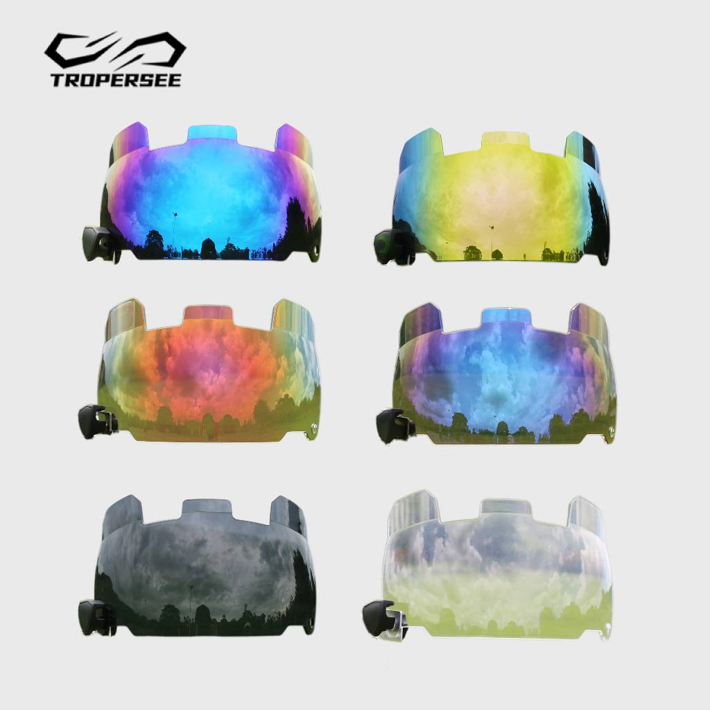 EPICFEAT professional American rugby helmet eyesight glasses sun mask anti -strong light anti -glare