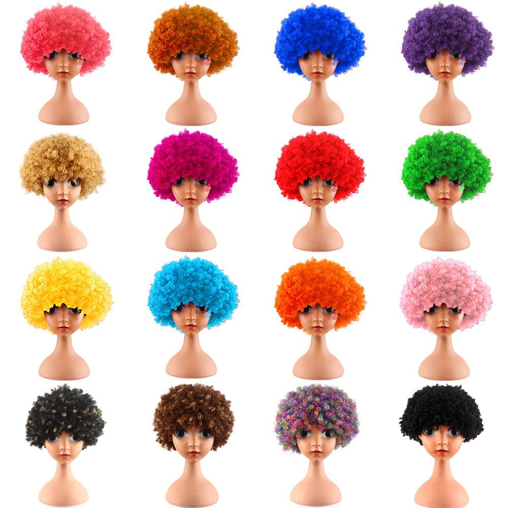 Explosive wig Children Adult Kindergarten Performance Pruder Clown Holder Stage Funny Screw Crossing Fan Fans Send