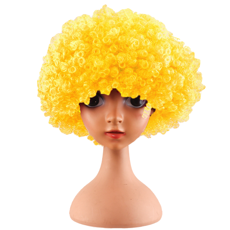 Explosive wig Children Adult Kindergarten Performance Pruder Clown Holder Stage Funny Screw Crossing Fan Fans Send