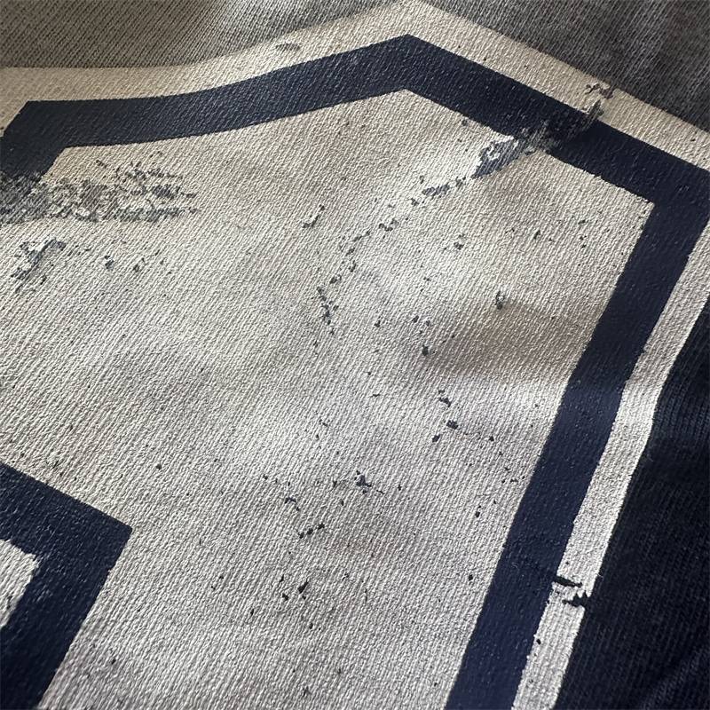 Mitchell Rugby Hall of Fame Player No. retro American jersey Make old printed water Wash cotton short -sleeved T -shirt