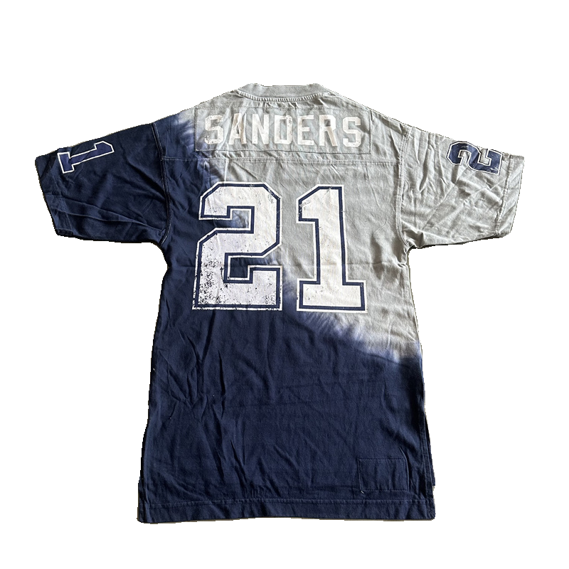 Mitchell Rugby Hall of Fame Player No. retro American jersey Make old printed water Wash cotton short -sleeved T -shirt