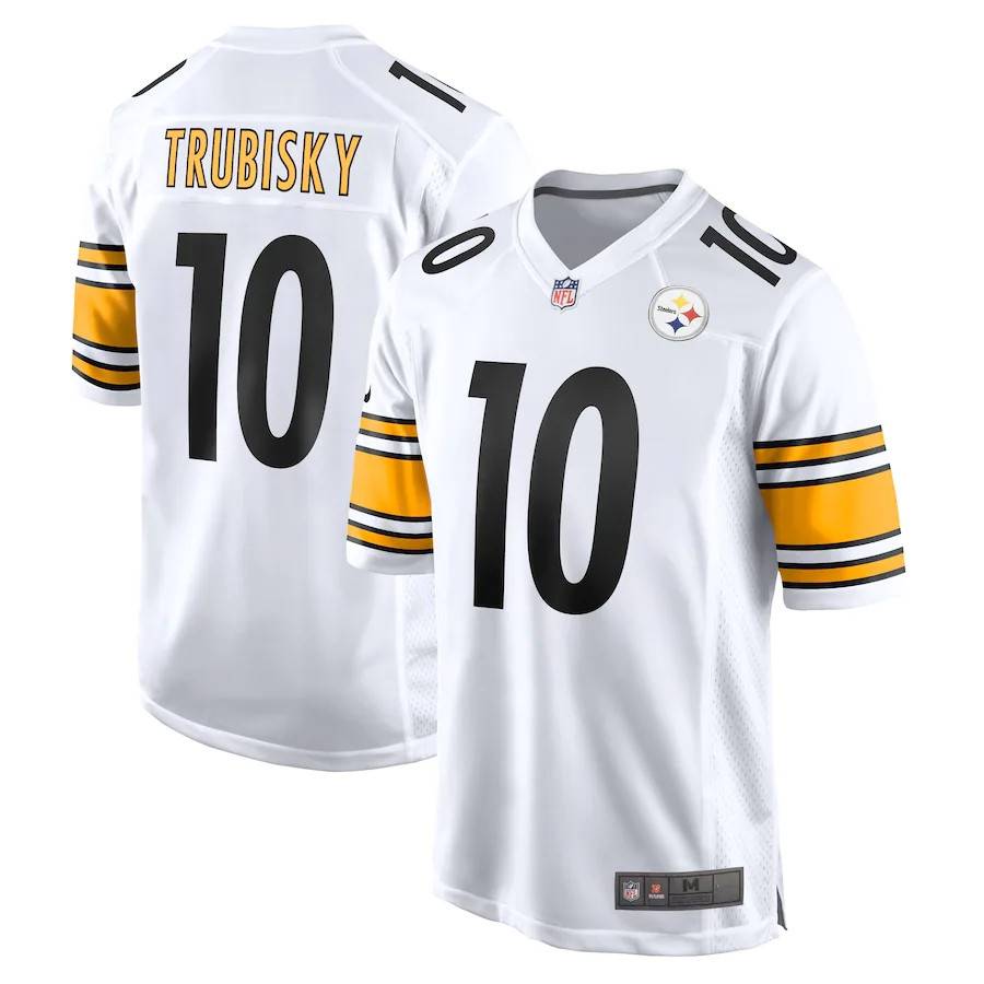 Pittsburgh Steel Stelers Rugby Uniform No. 10 Mitchell Trubisky jersey sportswear