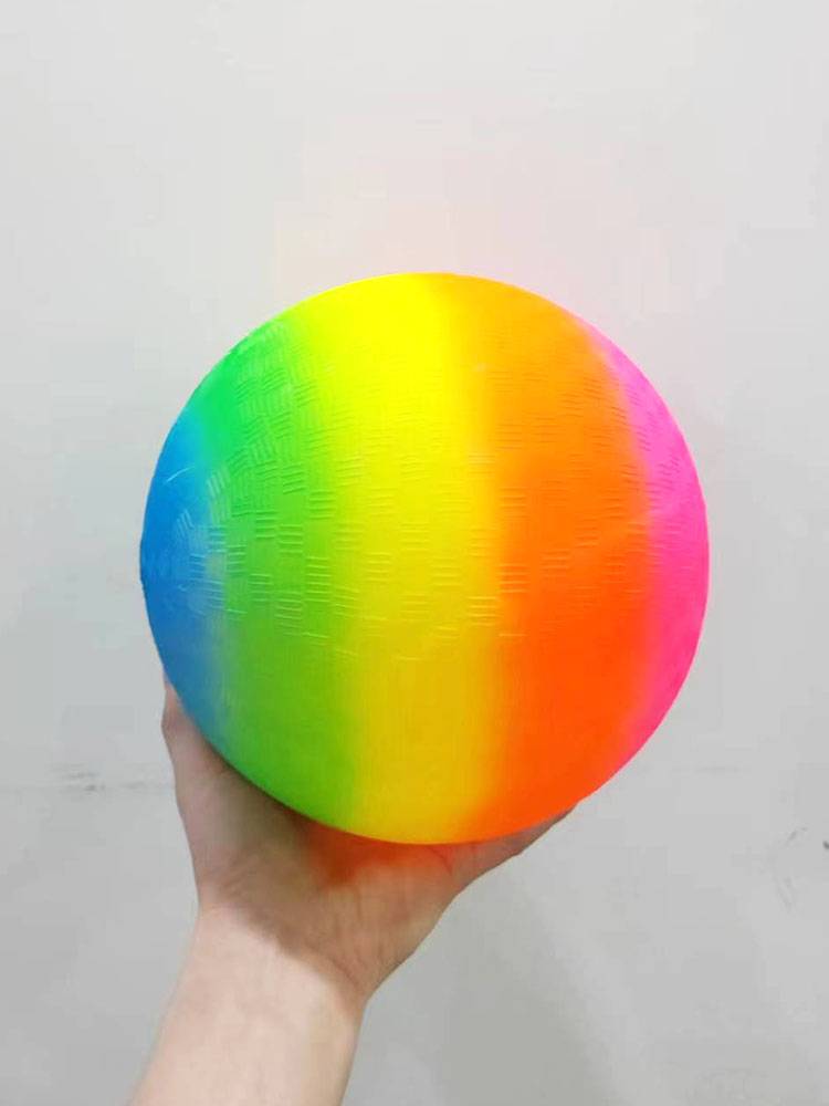 Kindergarten 6 -inch black and white football children 8 -inch patting granules basketball boy elastic toys inflatable ball