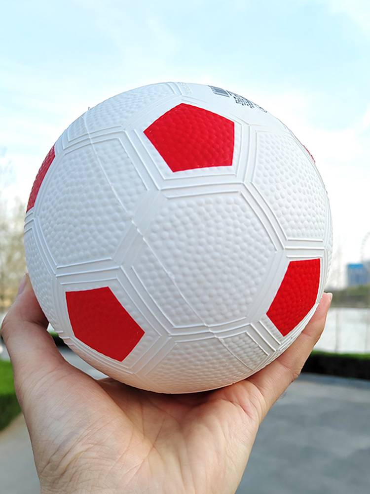 Kindergarten 6 -inch black and white football children 8 -inch patting granules basketball boy elastic toys inflatable ball