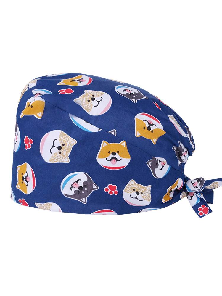Yishu surgery cap female pure cotton operating room Special hat Nurse flower hat dentalist work hat men's breathable