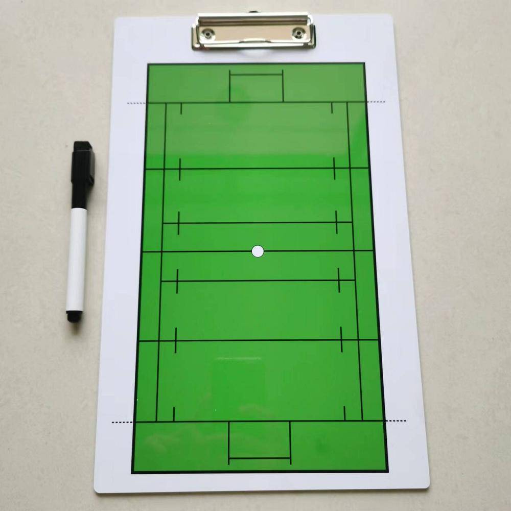 One -piece green English rugby tactical board